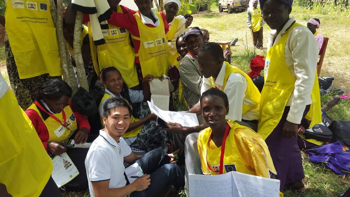 Ïã½¶´«Ã½ CEO Tim Chong in Kenya in 2016