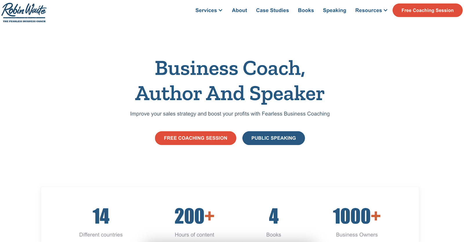 robinwaite.com's home page 