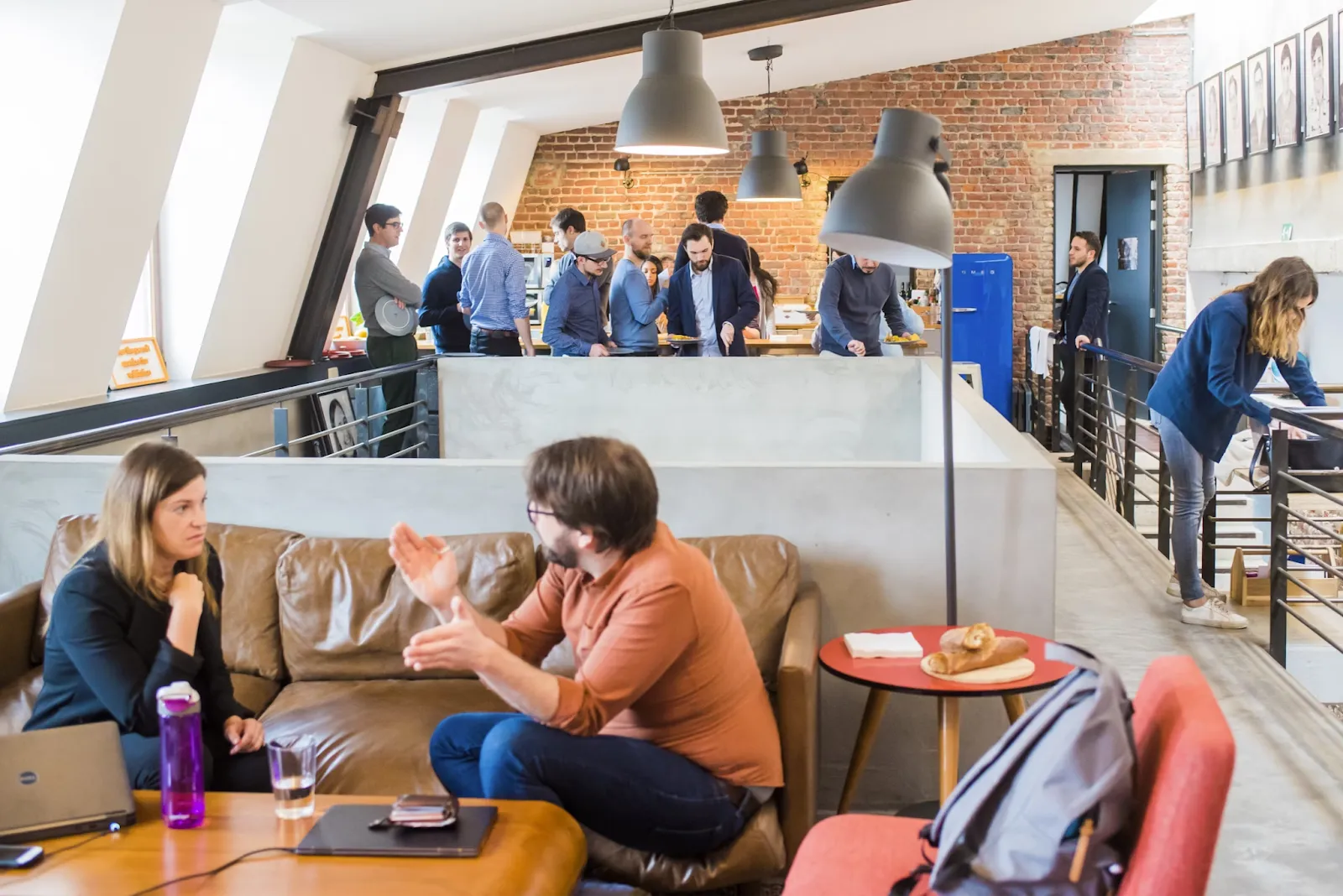 a startup company with a harmonious work environment