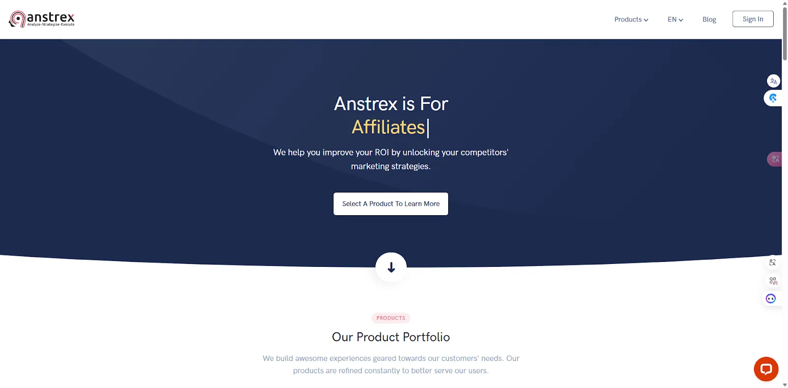 anstrex adspy tool for ecommerce