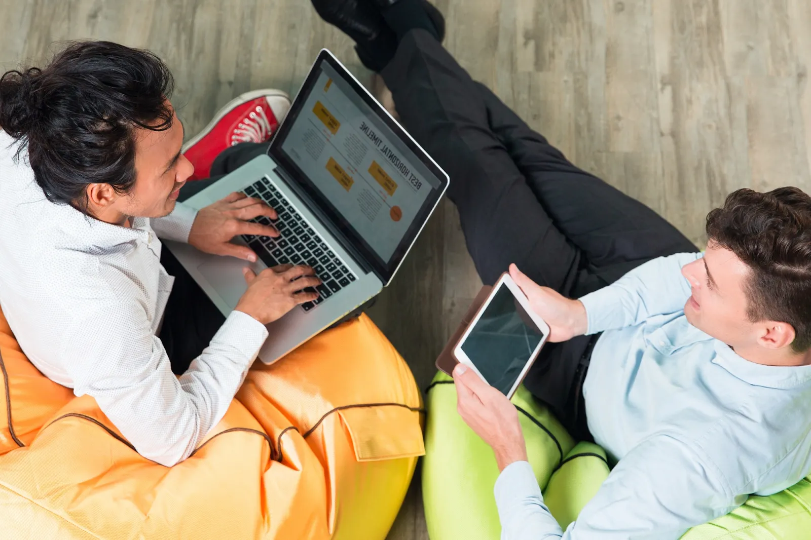 Marketing professionals measuring performance