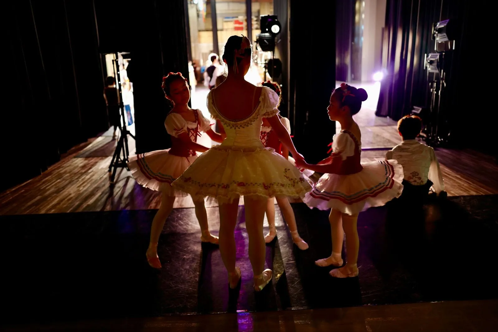 Ballerina backstage