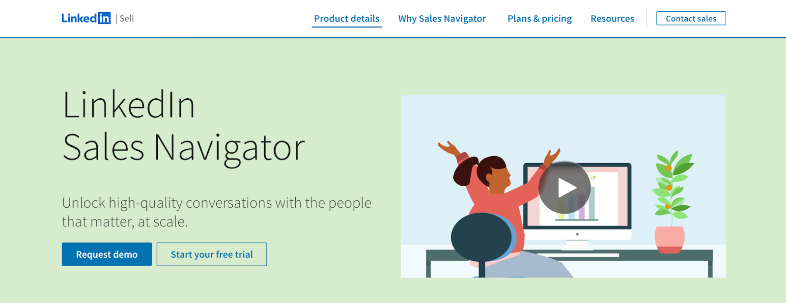 Screenshot of LinkedIn Sales Navigator