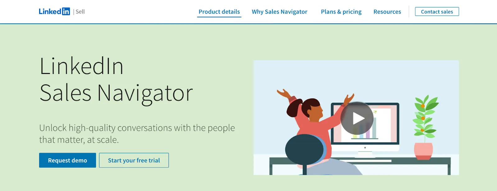 Screenshot of LinkedIn Sales Navigator