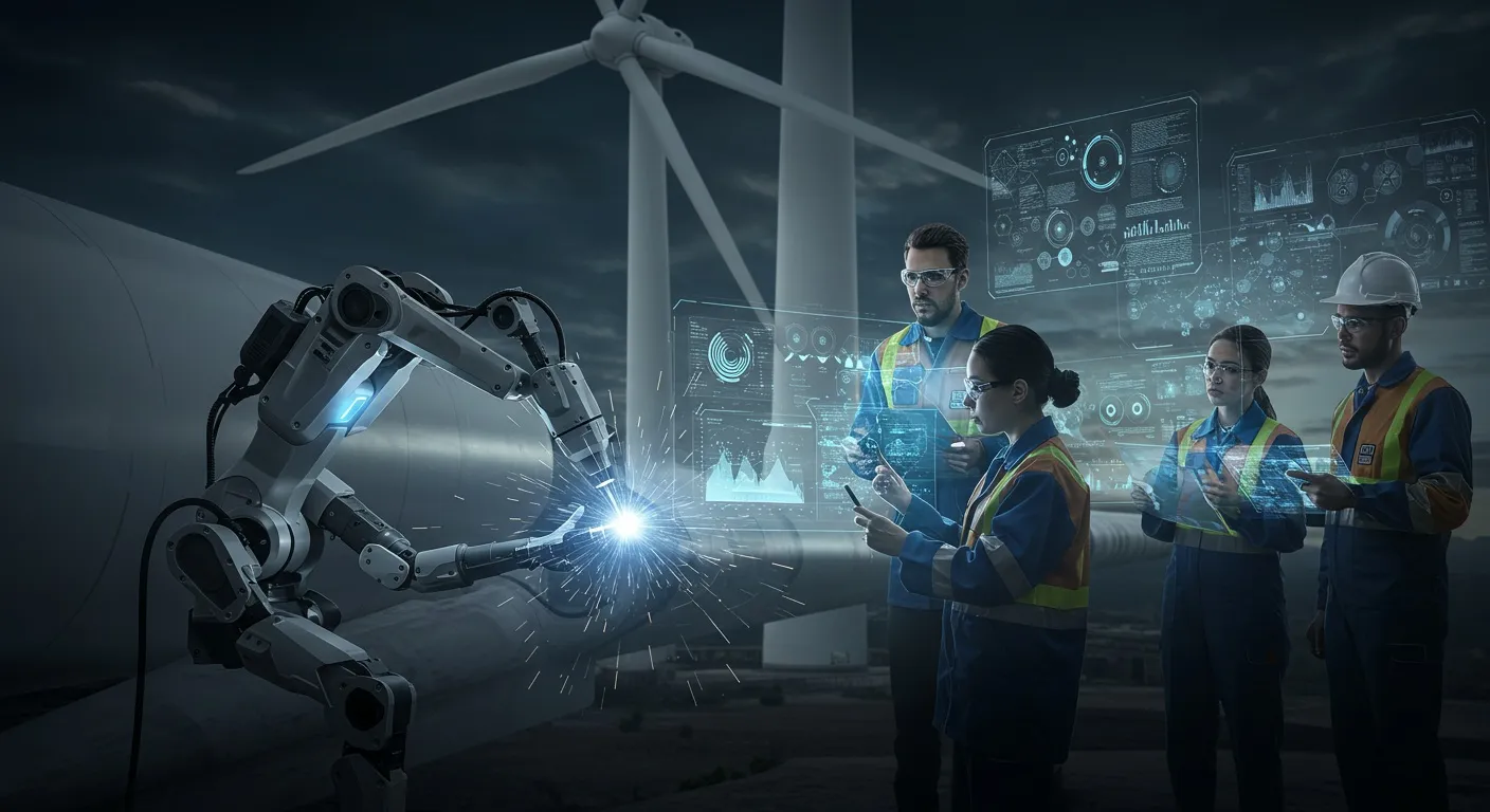 AI robot using power drill