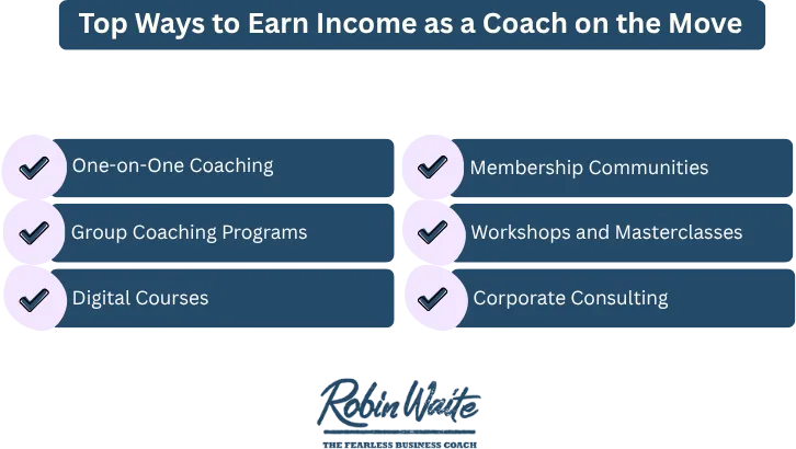Top ways to earn income as a coach