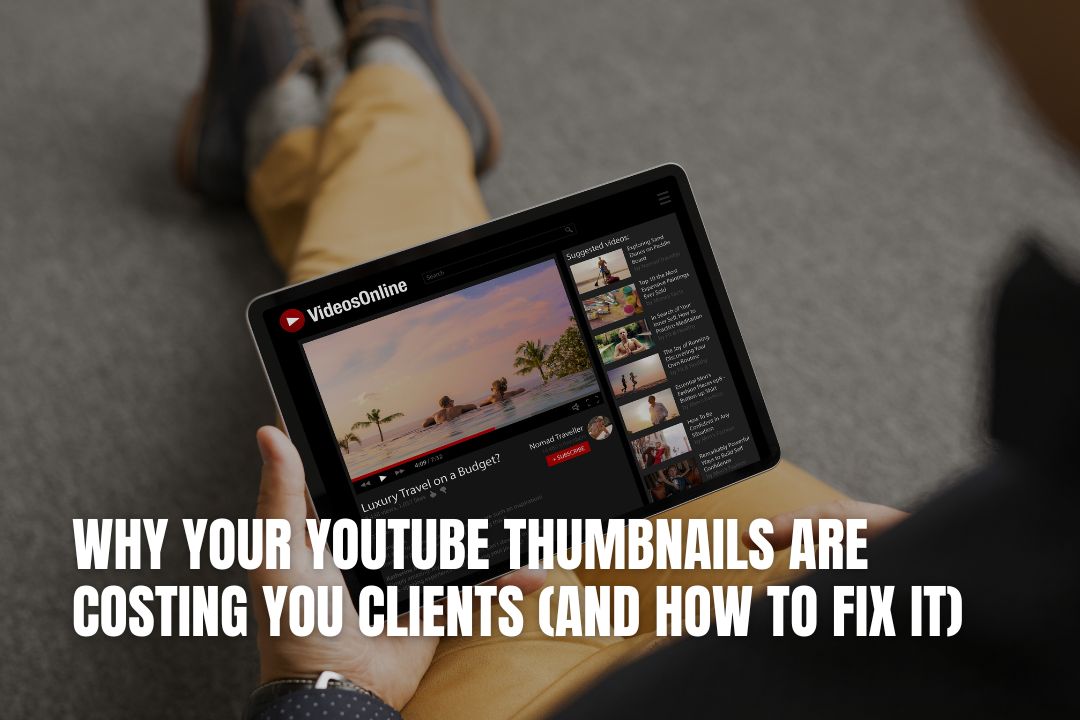 Why Your YouTube Thumbnails Are Costing You Clients (And How to Fix It)