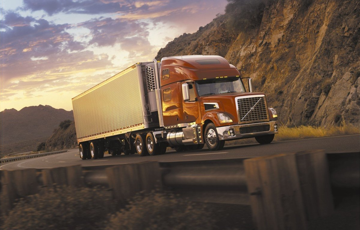 HGV truck on the road