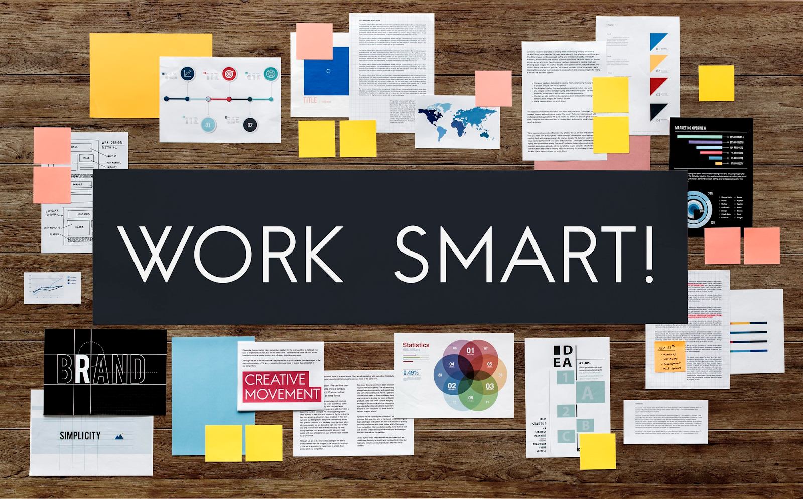 Work smart graphic