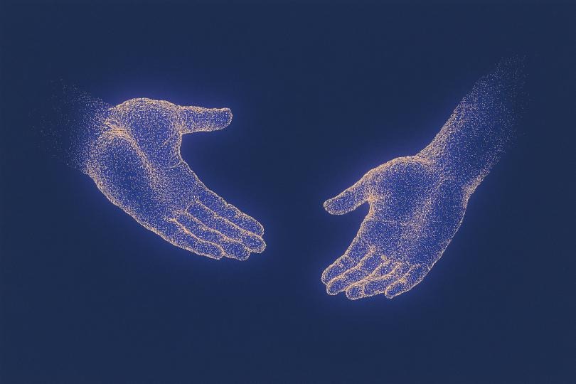 Hand hologram