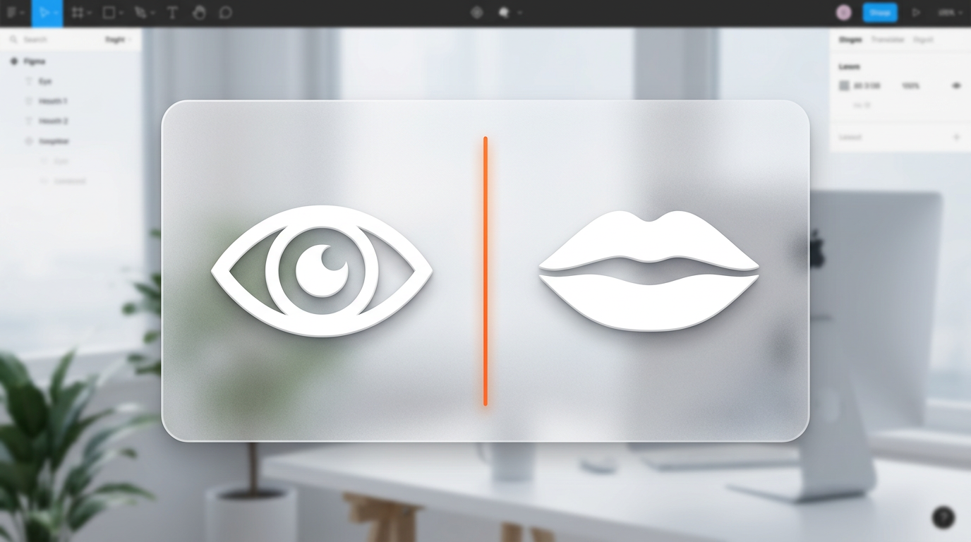Screenshot of lip sync software