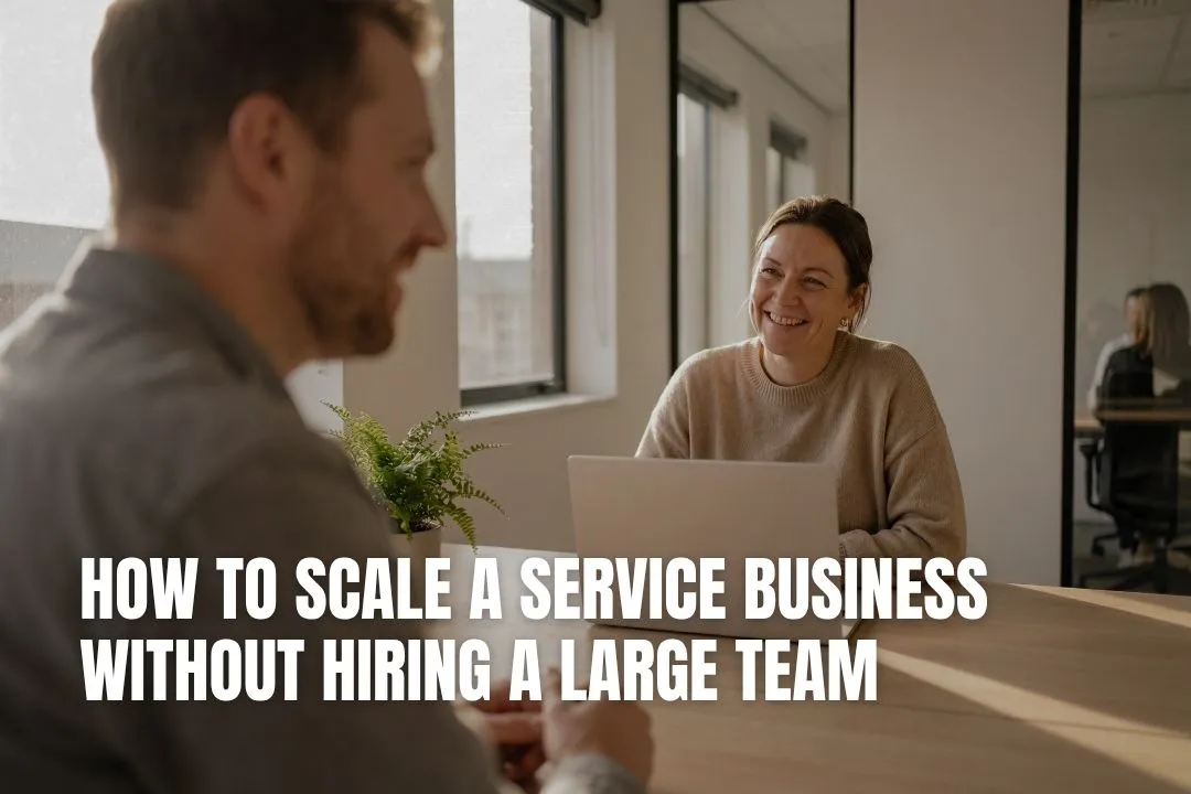 How to Scale a Service Business Without Hiring a Large Team