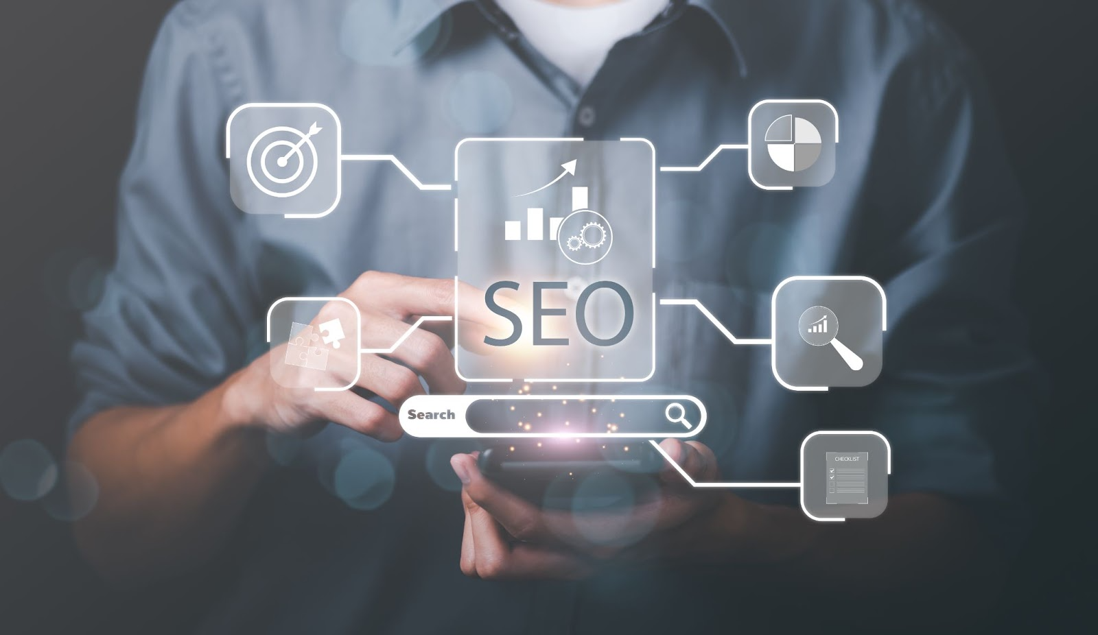 SEO search icons