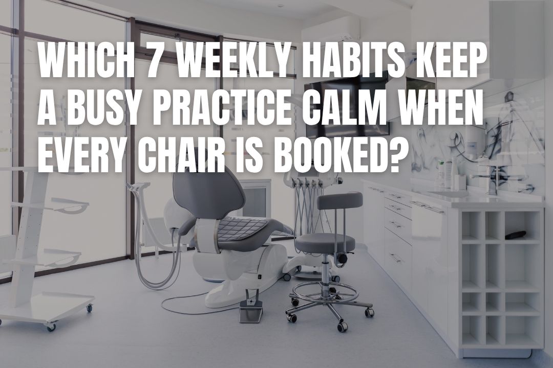 Which 7 Weekly Habits Keep a Busy Practice Calm When Every Chair Is Booked