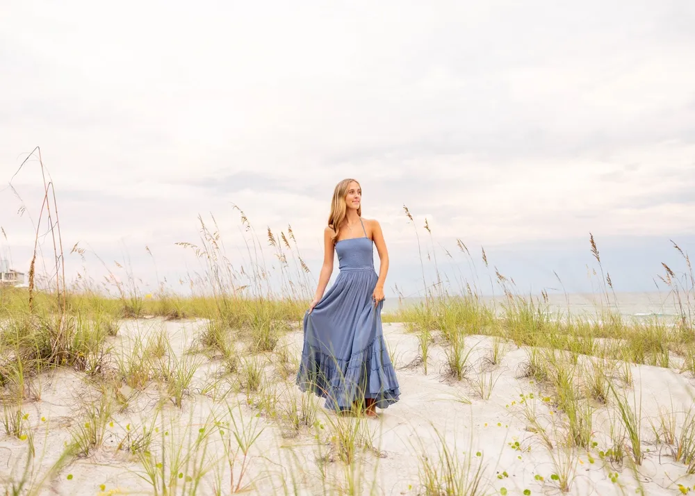senior portrait from Kelsey Lynn Photography - a senior, family and wedding photographer located in Atlantic Beach, NC