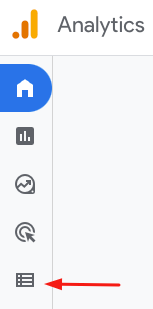 Configure in GA4 left hand navigation