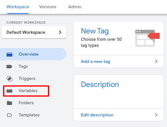 Google Tag Manager Variables