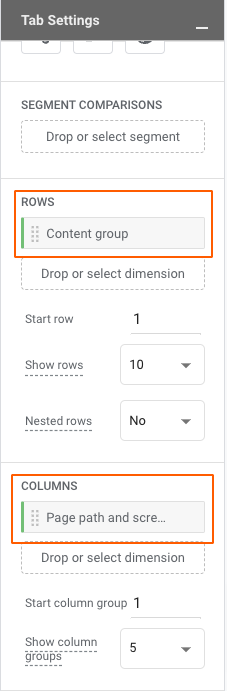 using content group and page path dimensions to drill down into content in ga4 exploration