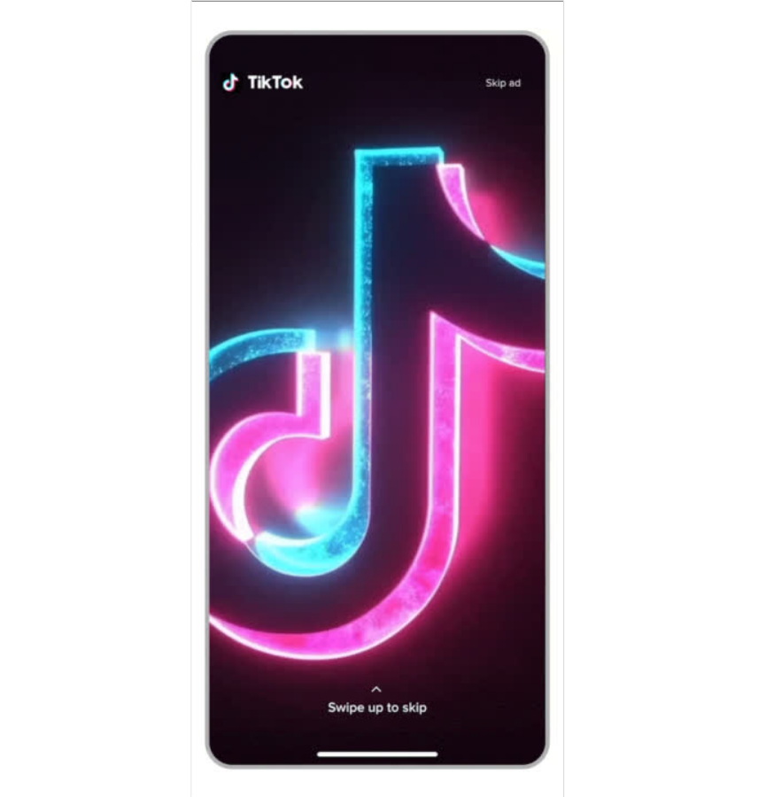 TikTok Ads — TopView Ad Example