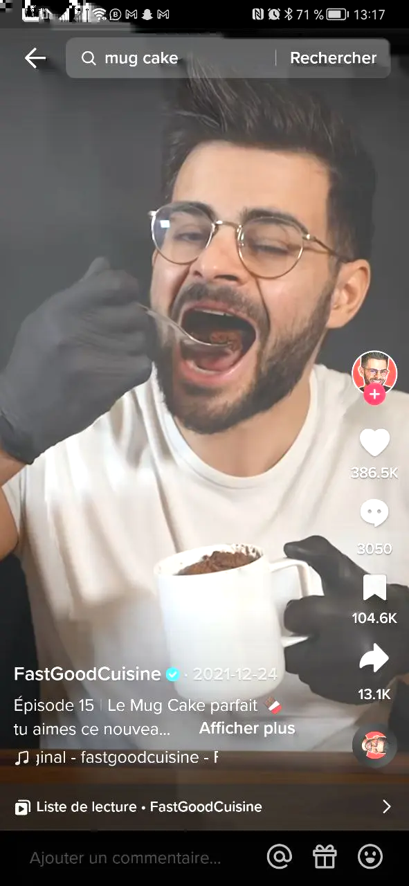 Un influenceur français dans le domaine de la cuisne qui cartonne le plus sur TikTok
