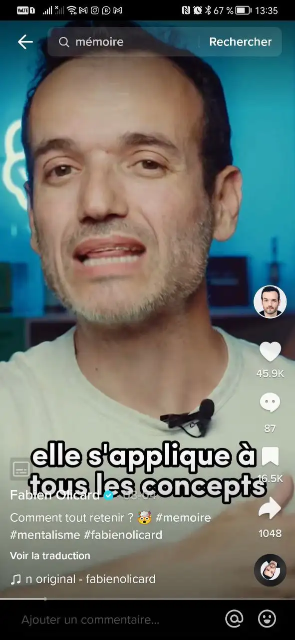 Un célèbre influenceur français sur TikTok qui est un spécialiste du mentalisme
