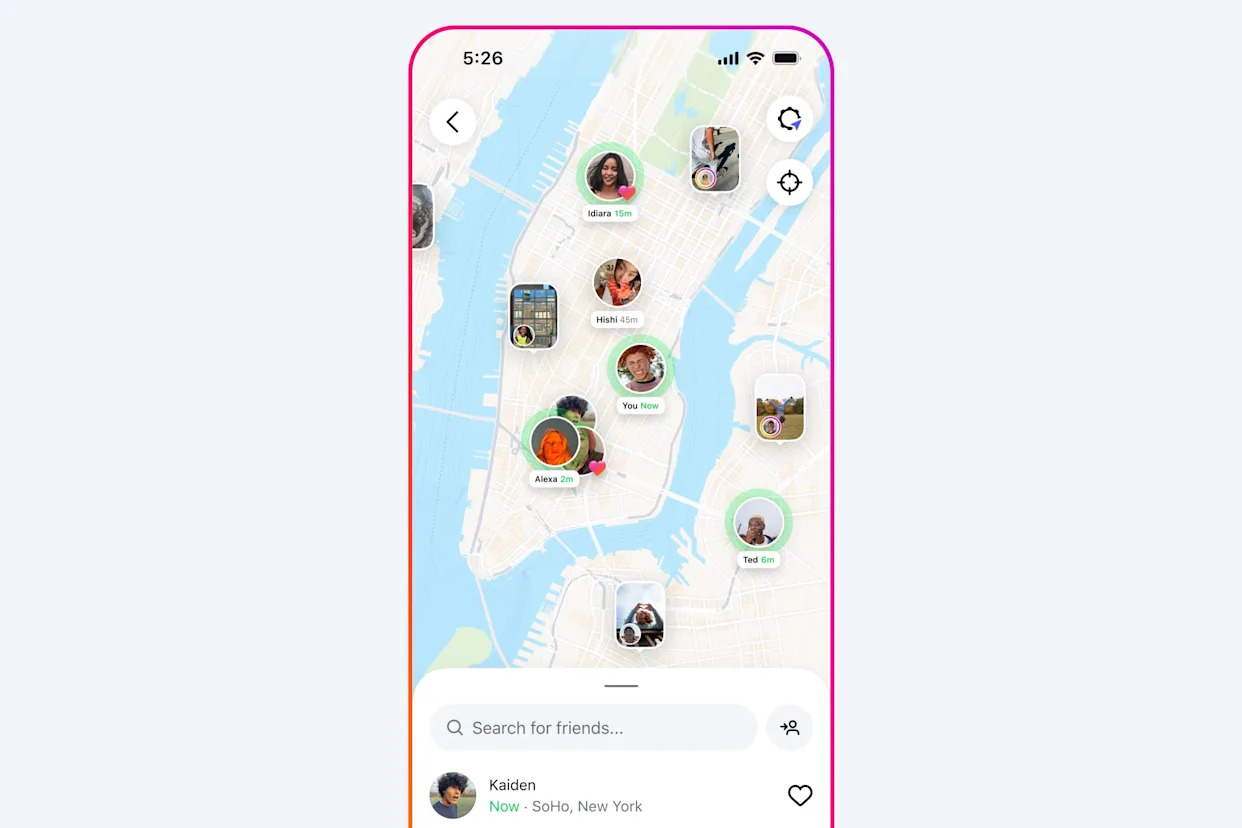 Instagram's New Map Shows Where Your Friends Are Posting From