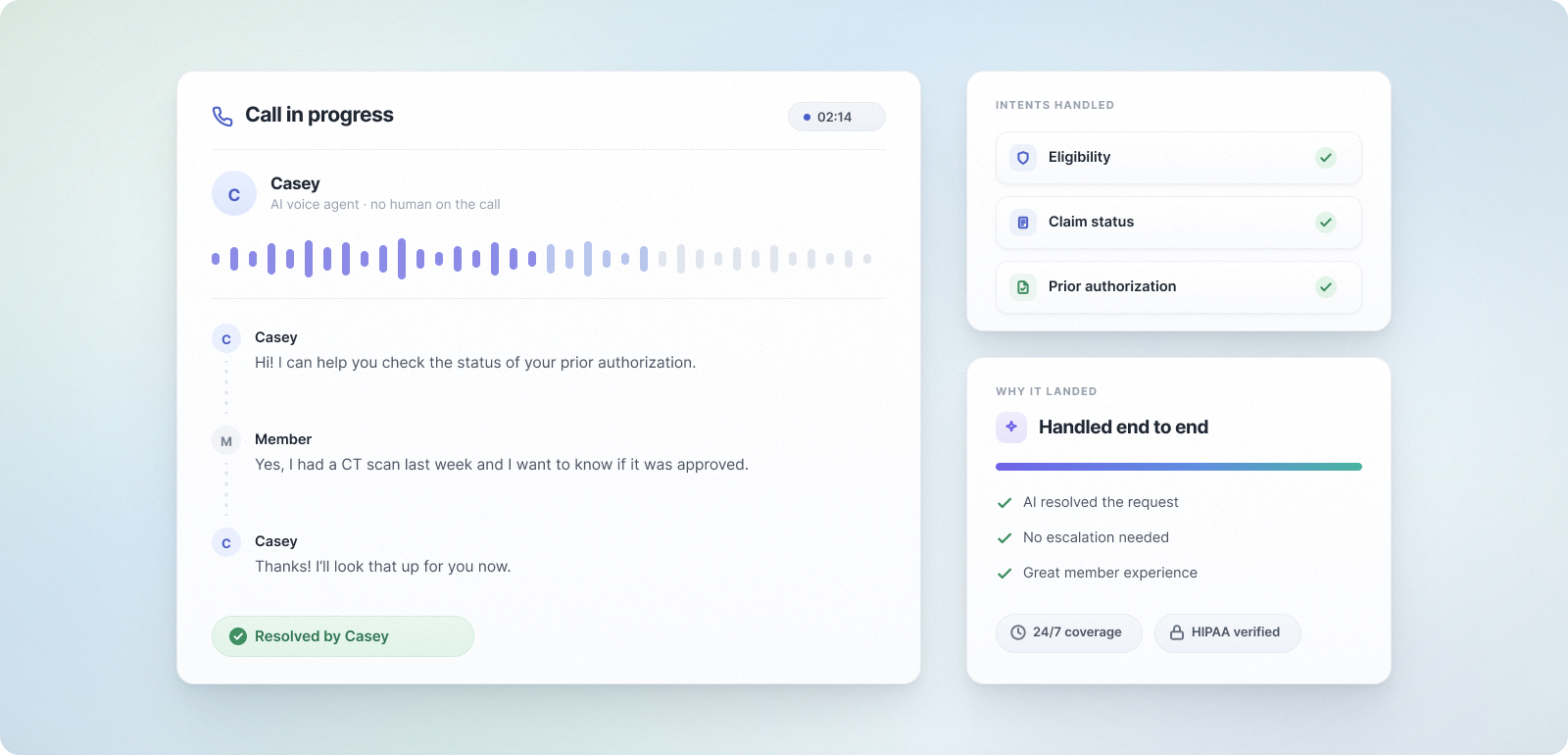 Casey call automation