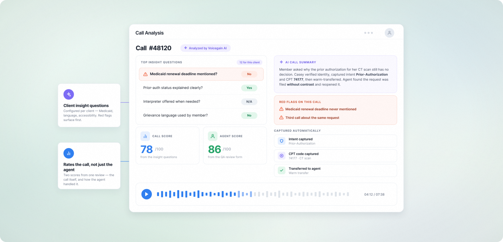 Casey auto QA and analytics
