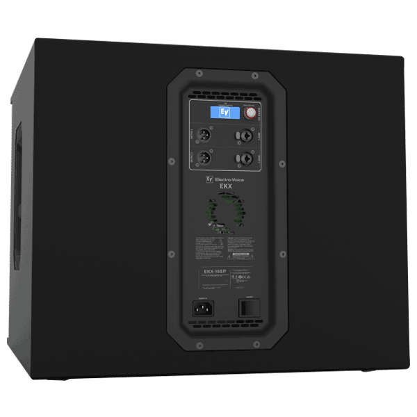 pa system hire: EV EKX-15SP 15 inch powered subwoofer