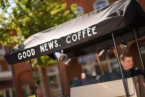 Coffee-Bike und Sommerspielplatz