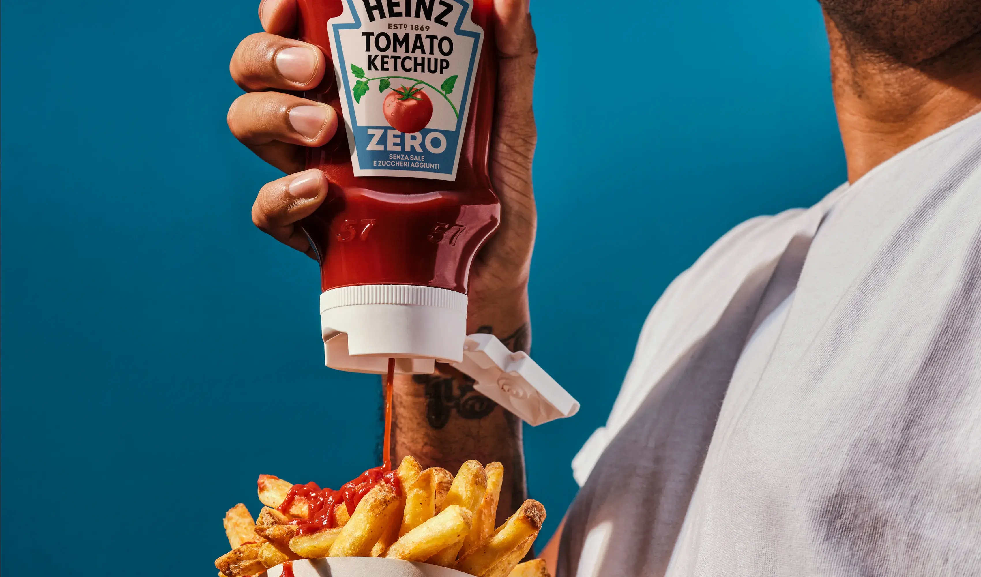 heinz ketchup zero heinz il gusto autentico del pomodoro heinz tomato ketchup zero heinz ketchup zero heinz tomato ketchup zero means more ketchup zero tomato ketchup pomodori zuccheri pomodoro sale gusto ketchup edulcoranti look heinz zero ricetta etichetta prodotti informazioni offerte consumatori conservanti glutine compromessi prodotto favore kantar global monitor vegani colori segmento scaffali benessere referenza salse heinz pubblico crescita azienda prezzo aromi versione salute brand salsa sapore mix consumo parte attenzione leggerezza impatto concetto volto statement trend azzurro mercato preparazione ricerca ingredienti light marketing peso successo italia confezione rinunce raccolta comparto livello maionese pollo bottiglia altro quota qualità picnic brace burger categoria