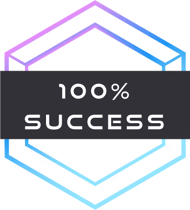 Badge for 100% success in flight heritage