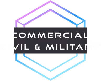 Commercial civil & military badge
