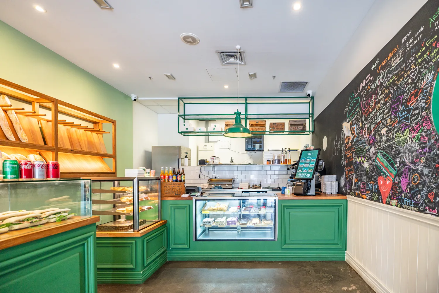 cutting-edge kiosk technology in a restaurant