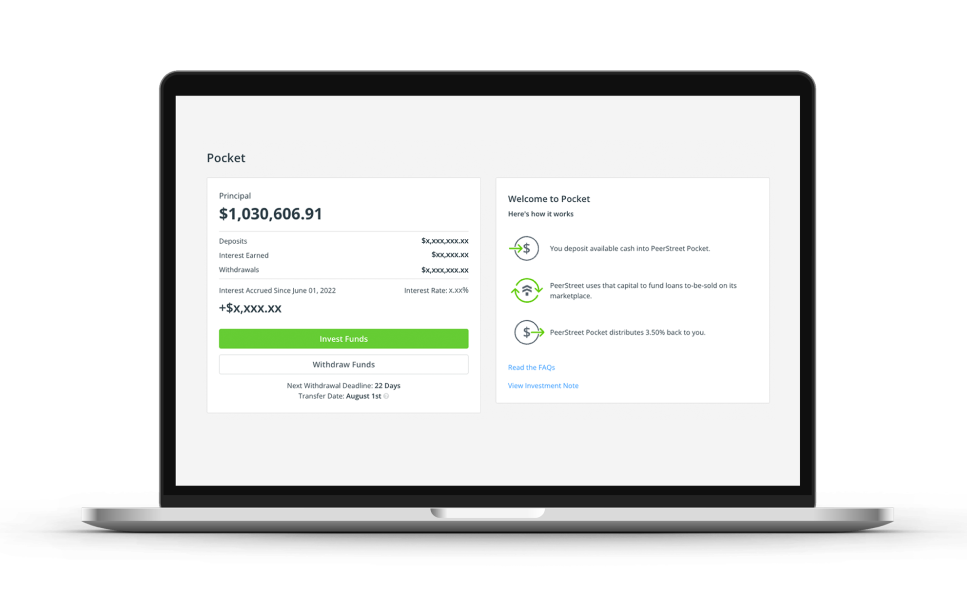 PeerStreet investor dashboard