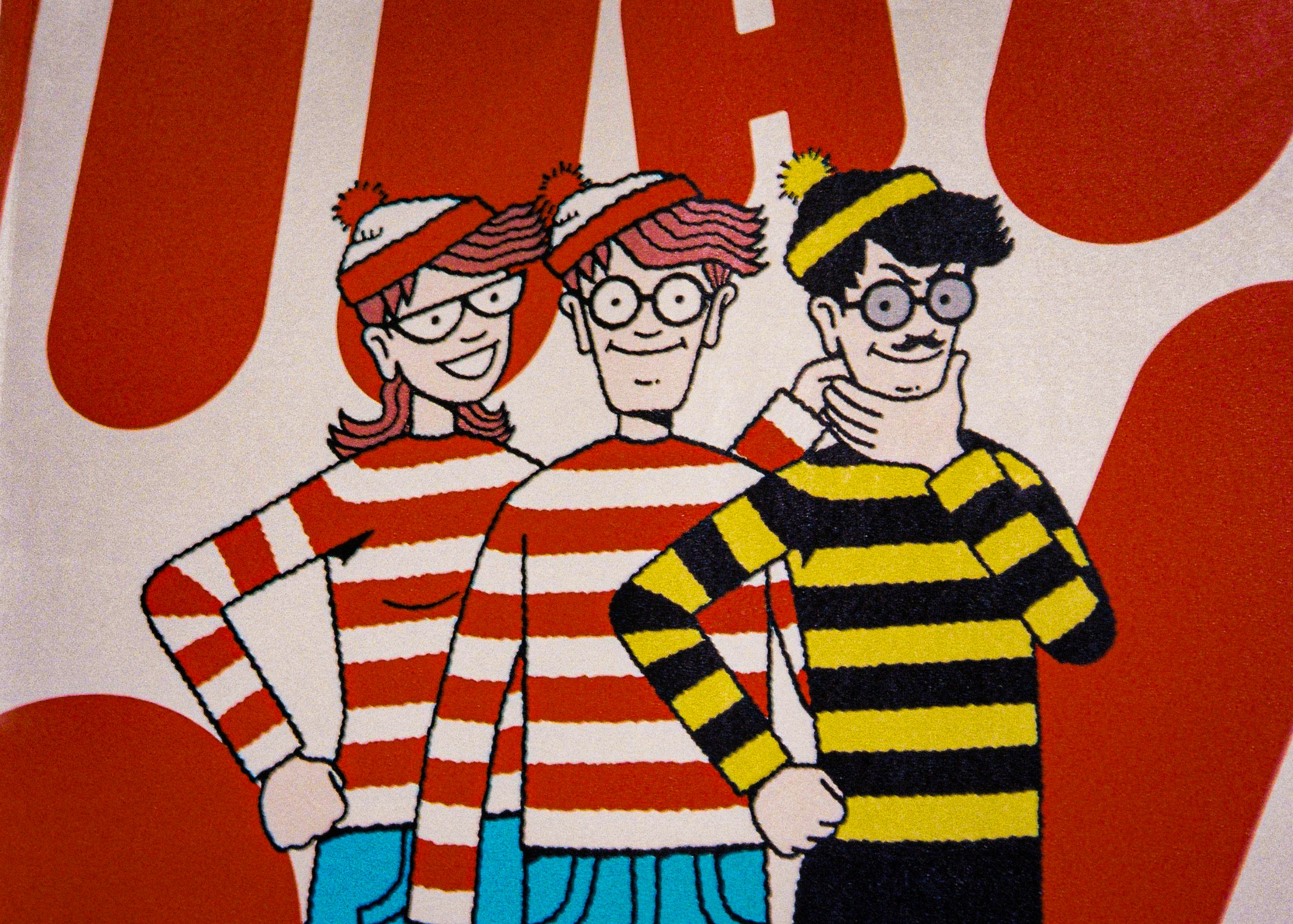Wenda, Waldo, and Odlaw from the Where's Waldo book series.