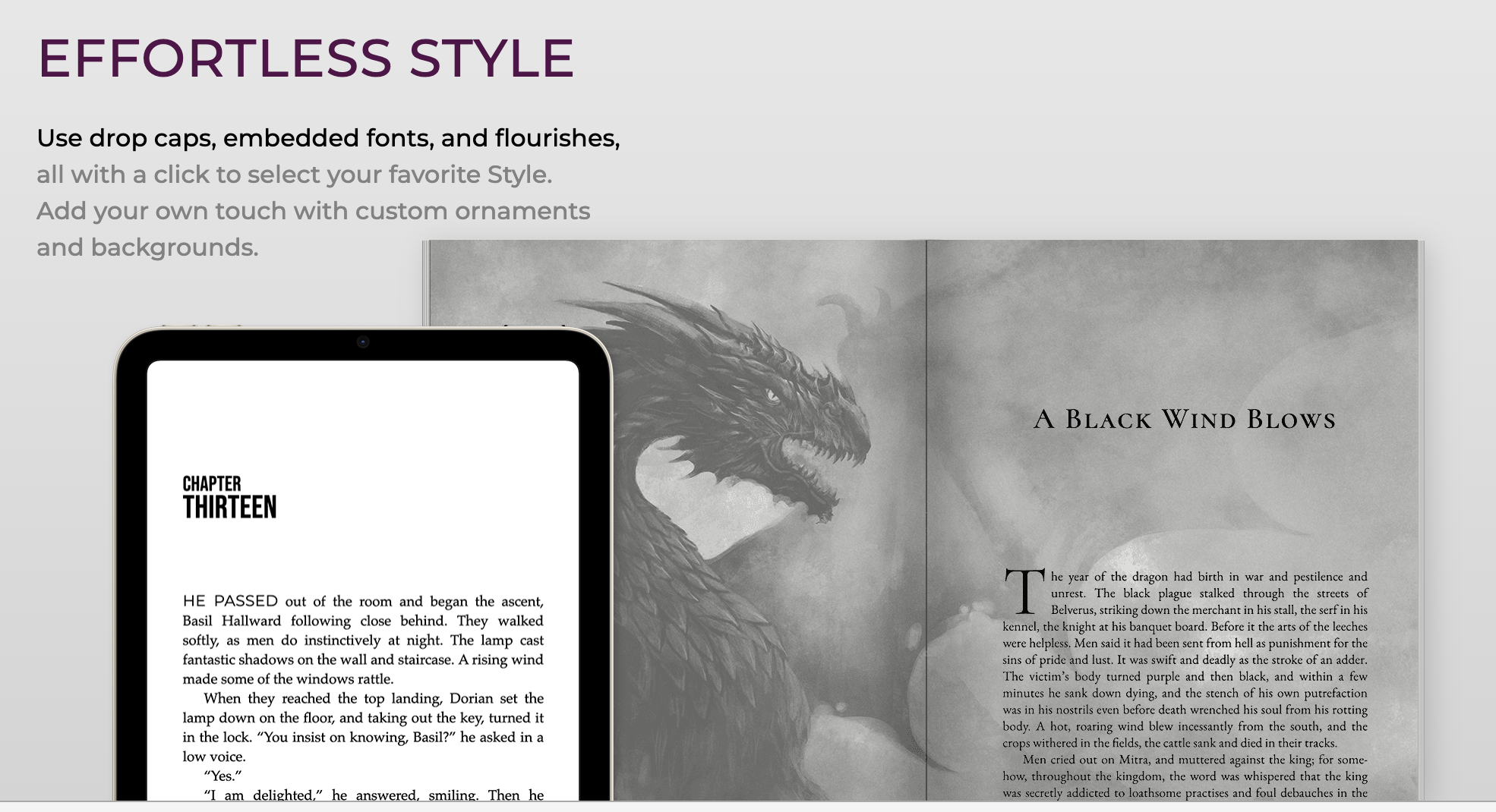 Screenshot of a Vellum project from the Vellum website.