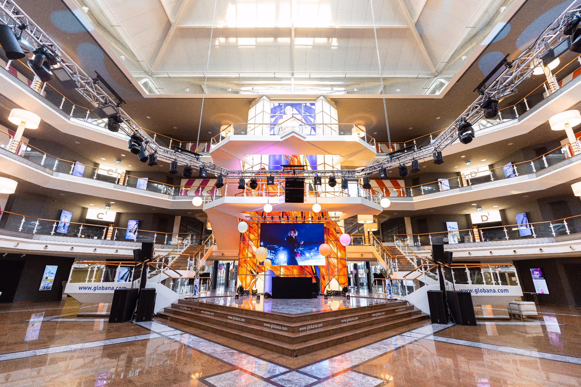 Galehalle Leipzig Bühne