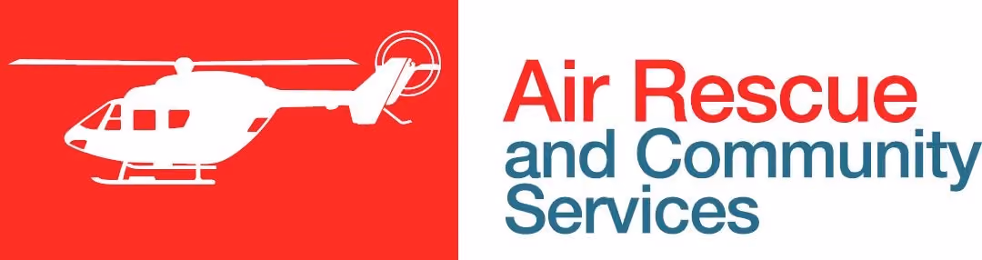 Air Rescue and Community Service logo.