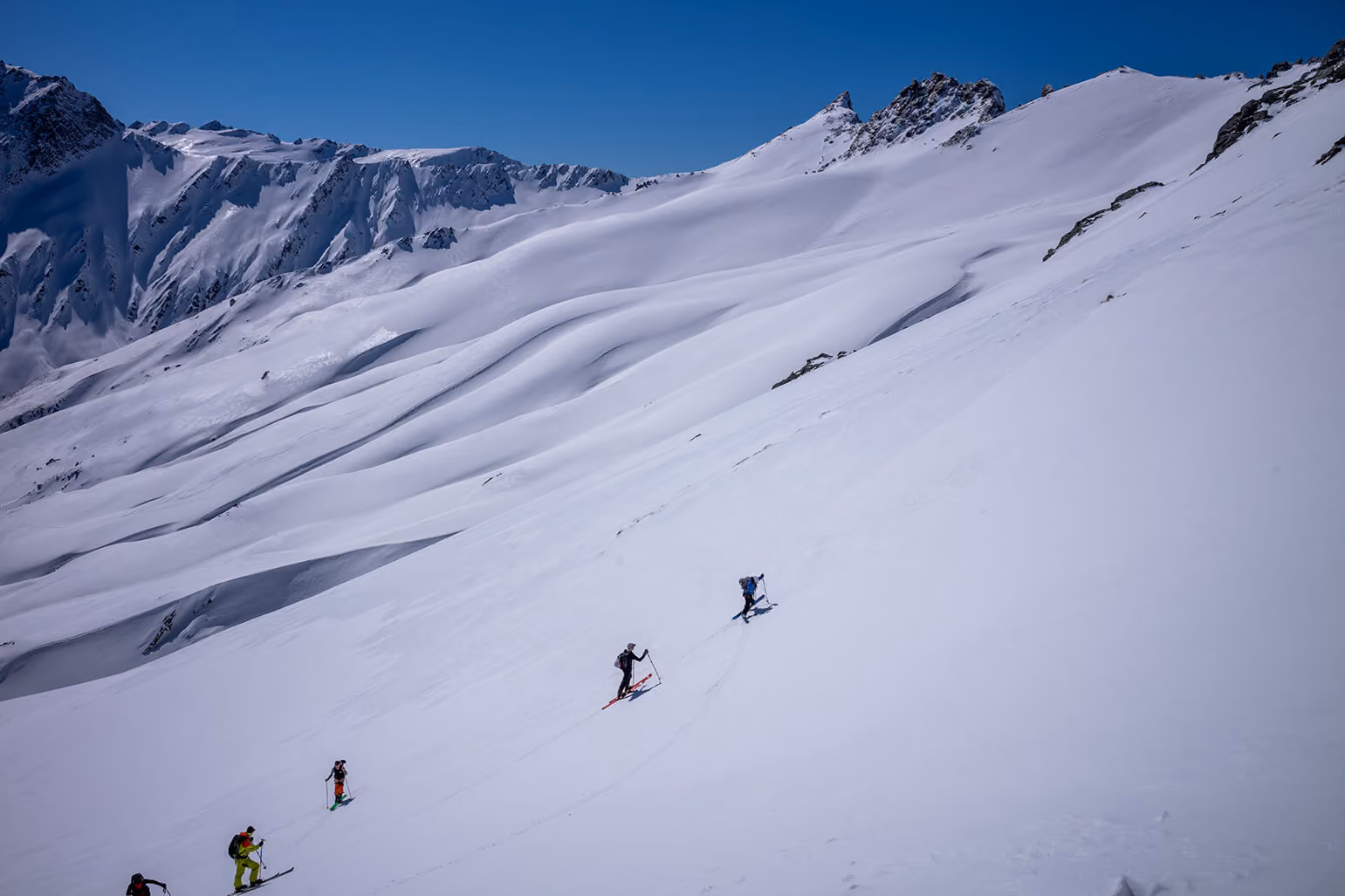 Ski touring in New Zealand, Craigieburn Range.