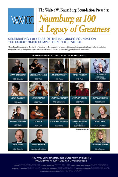 Naumburg at 100: A Legacy of Greatness film poster