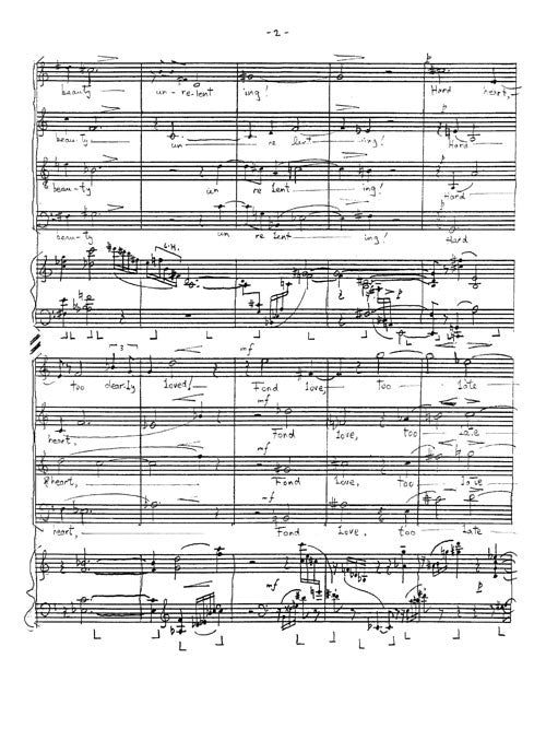 Andrew Imbrie: Campion Songs — score preview