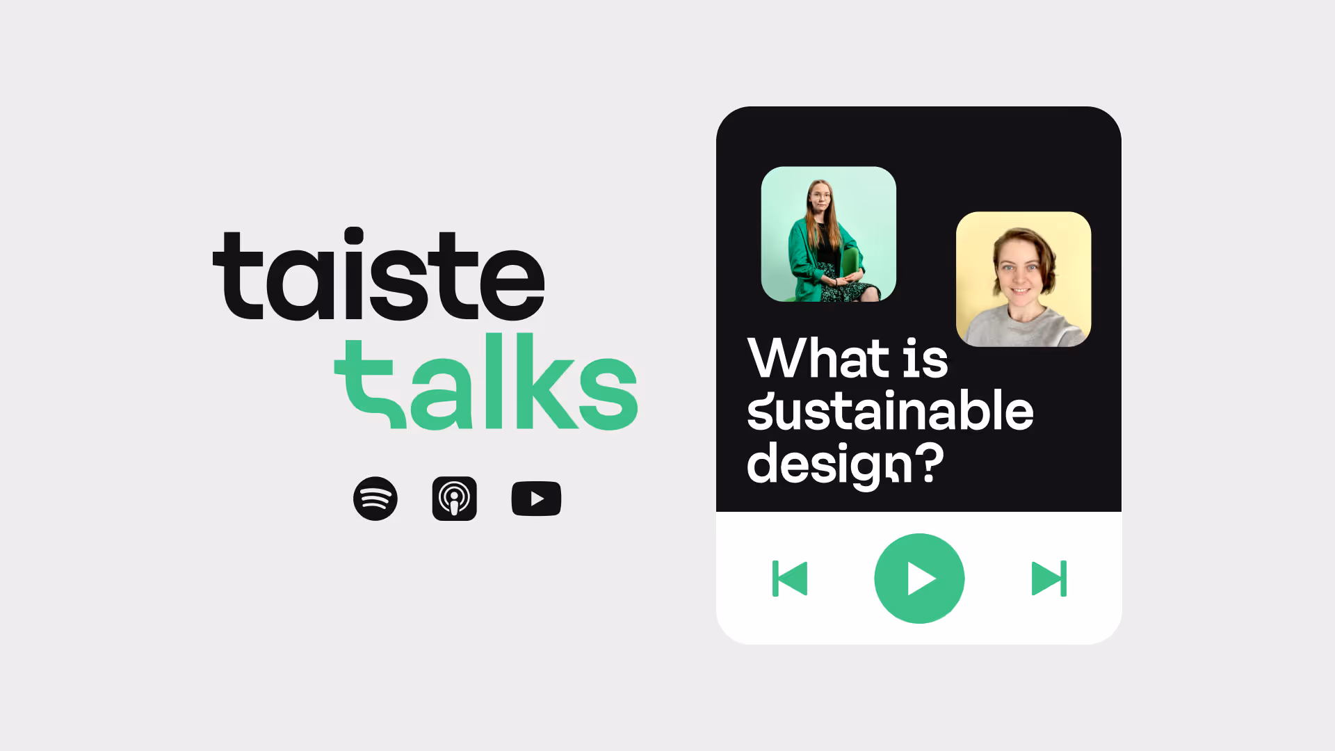Taiste Talks – What is sustainable design?