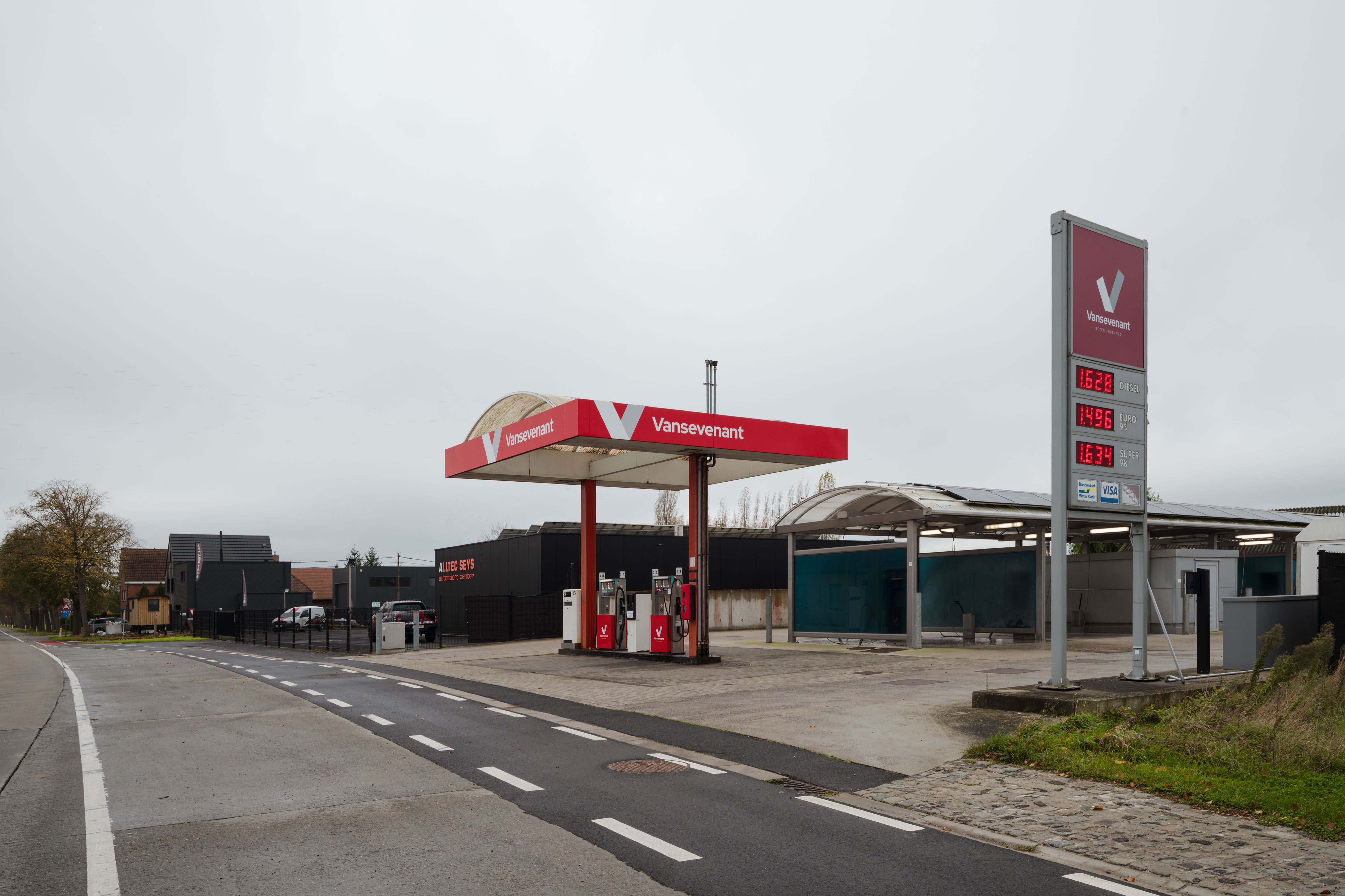 Tankstation Kortemark-werken