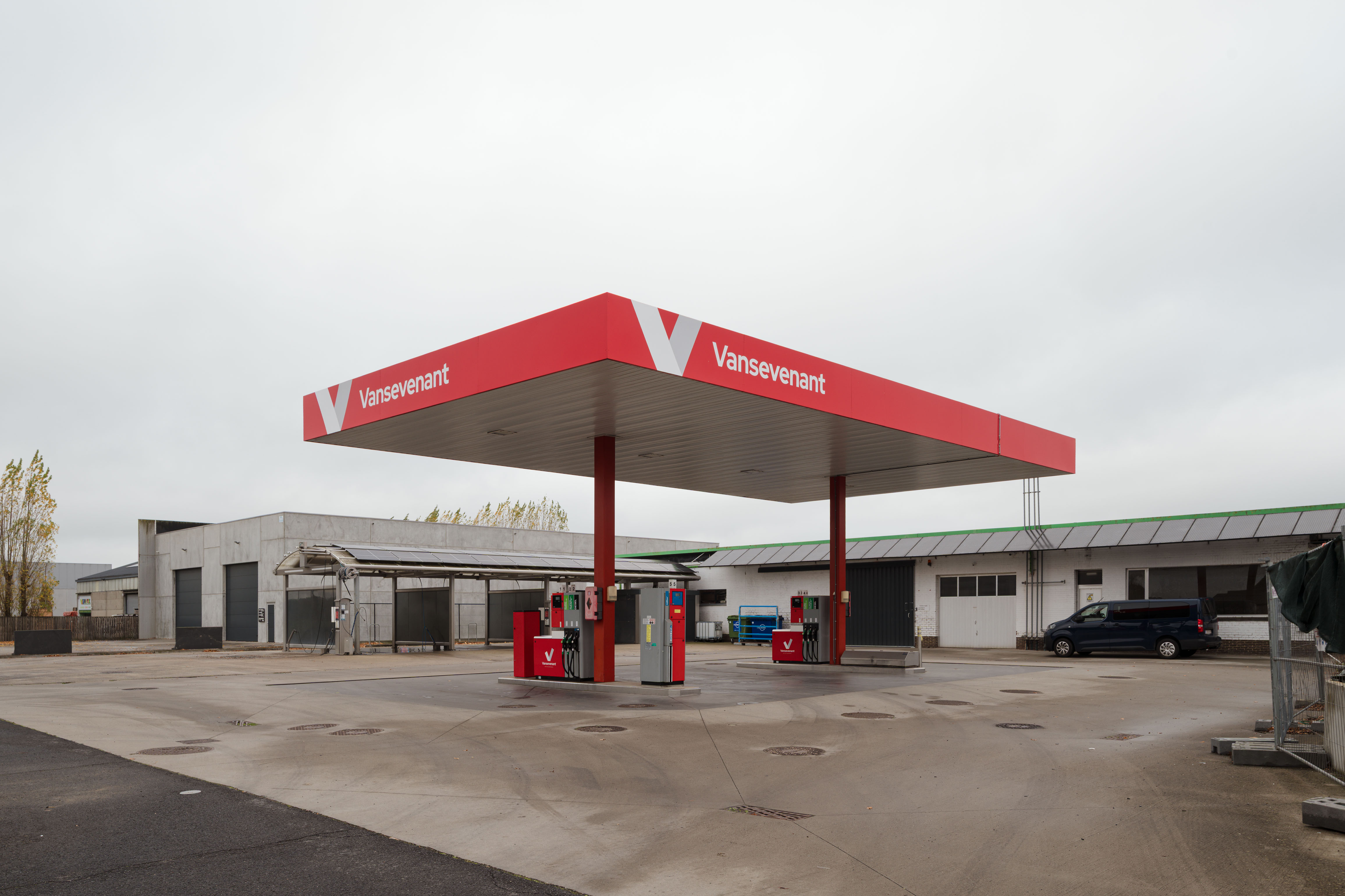 Tankstation Kortemark-werken