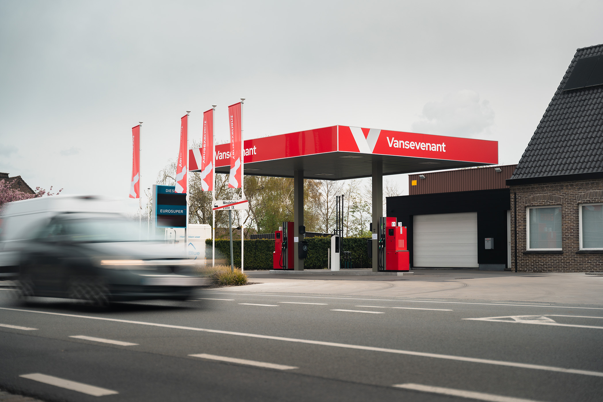 Tankstation Kortemark-werken