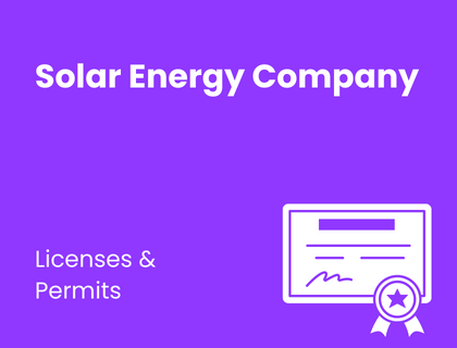 image of Solar Energy Company licenses