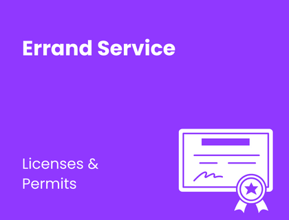 image of Errand Service licenses