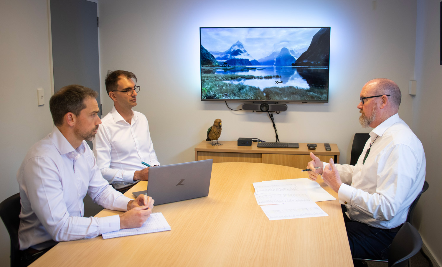 O'Connor Partners team discussing