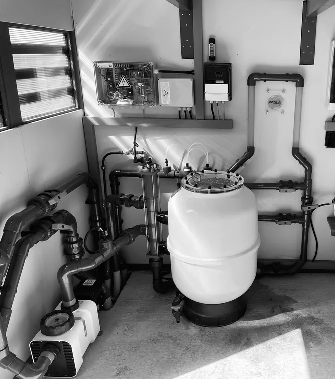 Sandfilter mit automatischer Steuerung